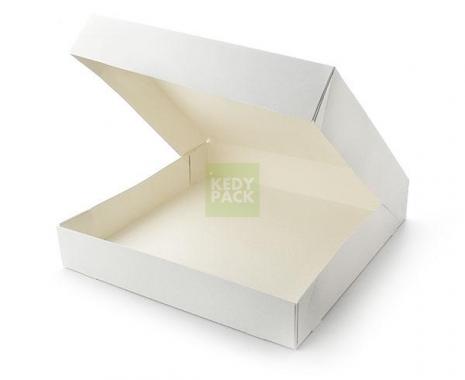 Boîte pâtisserie blanche carton