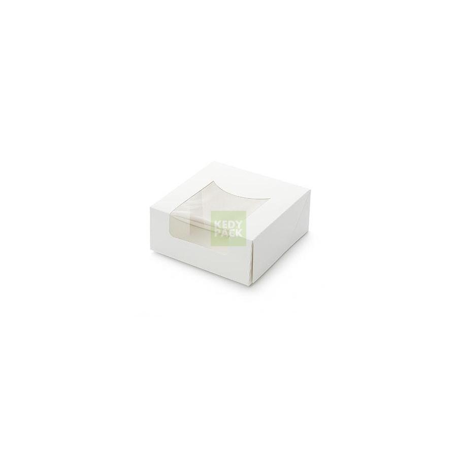 Boîte à Gâteau avec fenêtre 26x26x12 cm (x2) 
