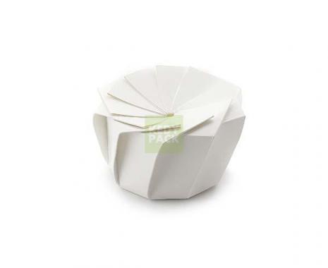 Boîte Origami Fleur Blanche en Carton
