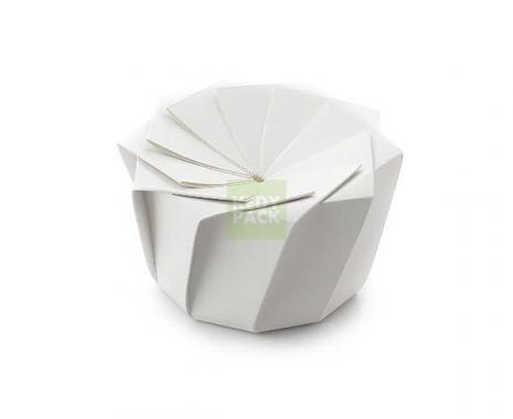 Boîte Origami Fleur Blanche Carton