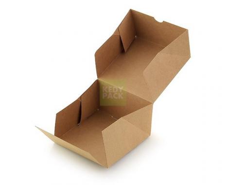 Boîte pâtissière en carton Kraft