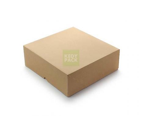 Boîte pâtissière en carton Kraft