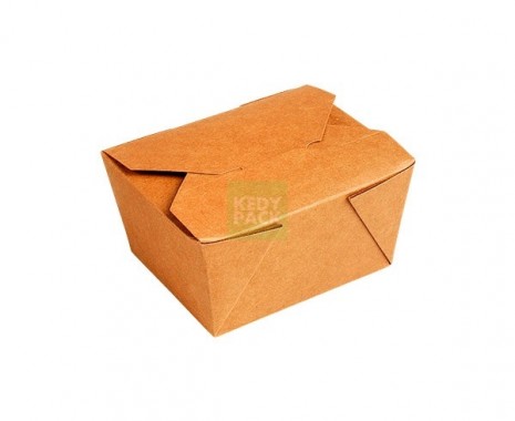 Boîte Bio Pack Kraft en carton