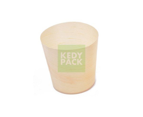 Verrine Pot en Feuille de Bois