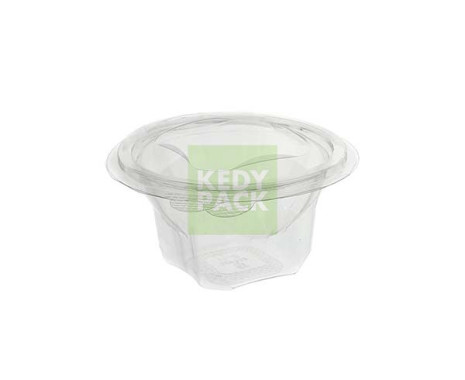 Bol salade rond, couvercle charnière