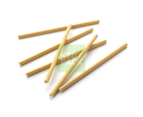 Paille en carton kraft