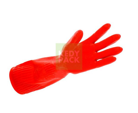 Gant longue rouge