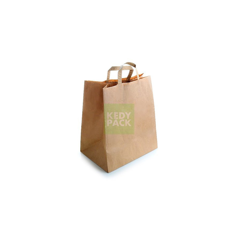 Sac papier kraft avec poignée Sac papier kraft avec poignée
