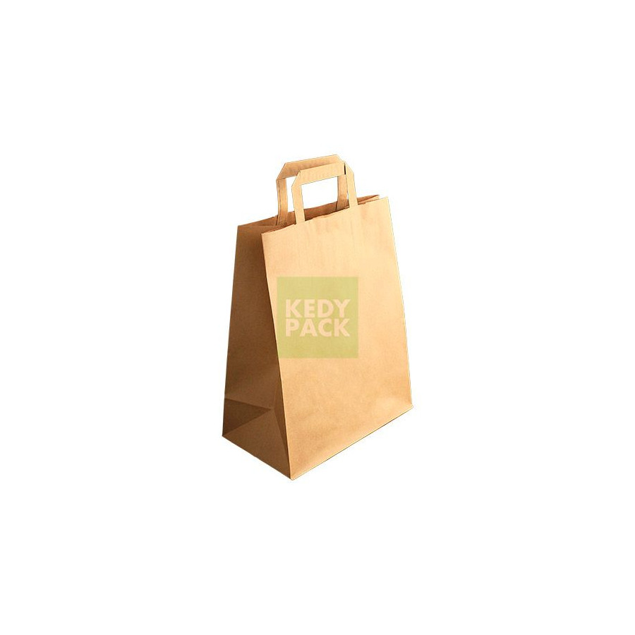 Sac papier kraft avec poignée Sac papier kraft avec poignée