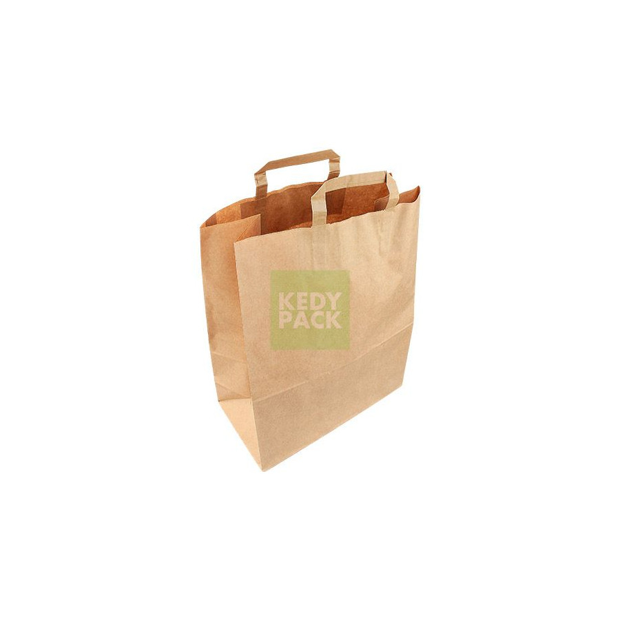 Sac papier kraft avec poignée Sac papier kraft avec poignée
