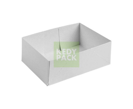 Caissettes pâtissières blanches