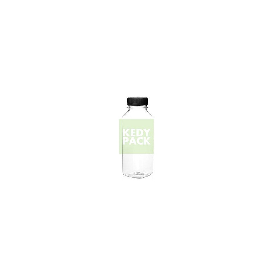 Bouteille vide plastique transparent
