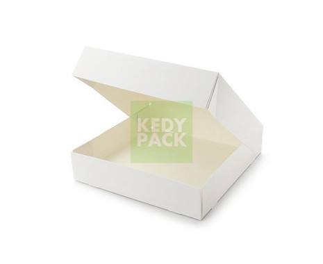 Boîte pâtisserie blanche carton