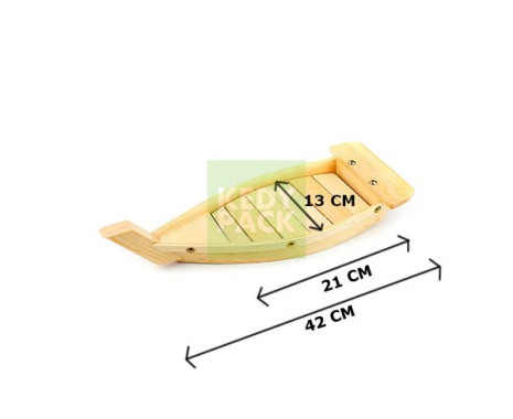 Bateau en Bois pour Sushi