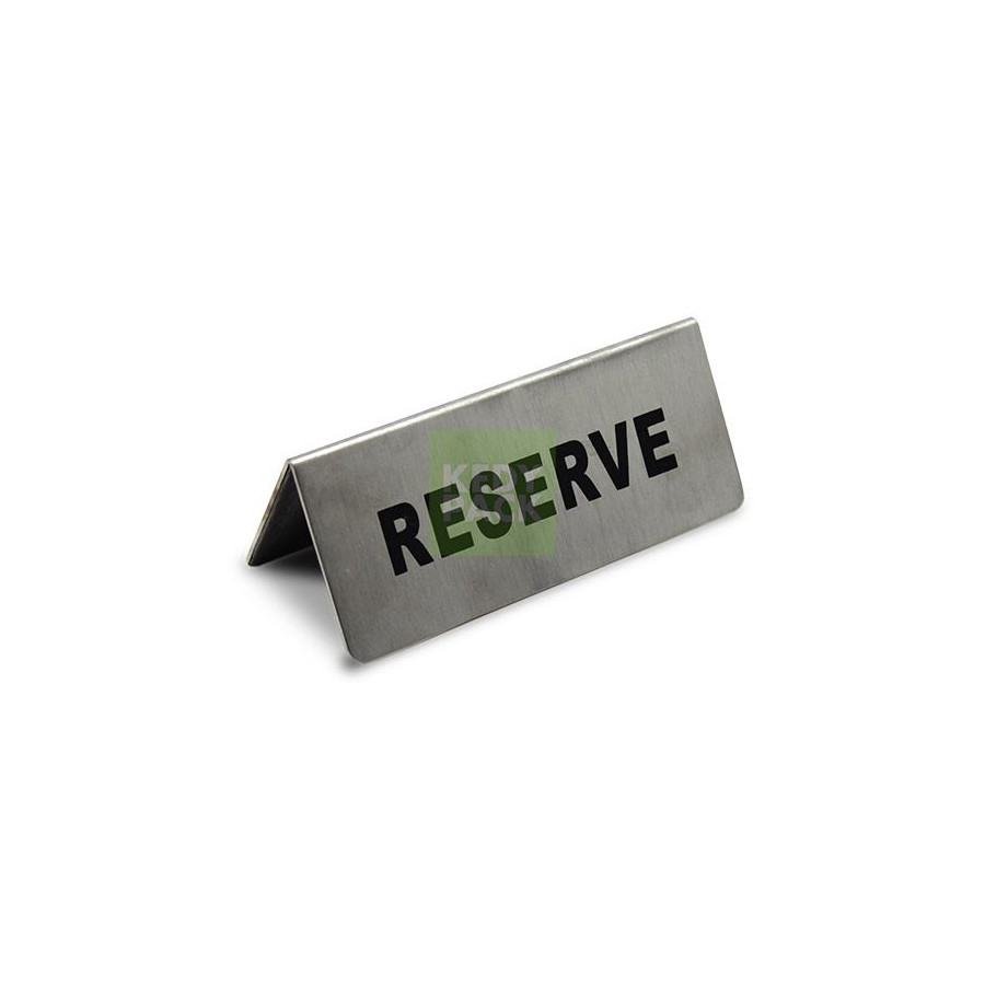 Chevalet Réservé en inox