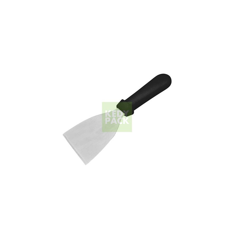 Spatule inox manche blanc