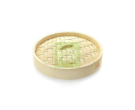 Panier Vapeur et Couvercle en Bambou