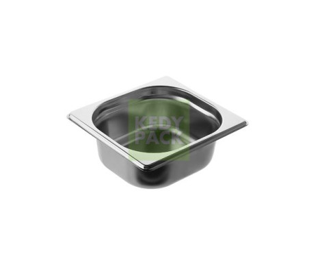 Bac GN Gastronome en Inox 1/6