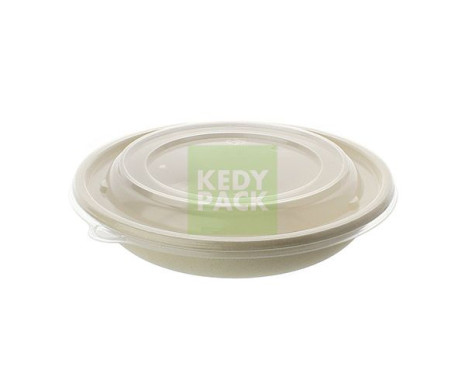 Bol rond pulpe avec couvercle