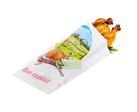 Sac Poulet en papier Ingraissable