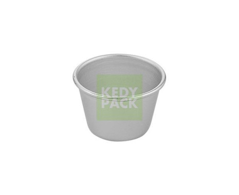 Pot aluminium rigide reutilisable