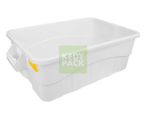 Bac plastique blanc