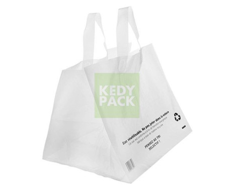 Sac bretelle plastique réutilisable
