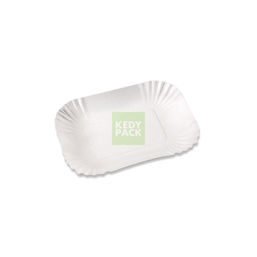 Assiette Plateau Blanche en Carton Assiette Plateau Blanche en Carton