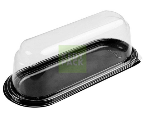 Boite éclair noir couvercle cristal