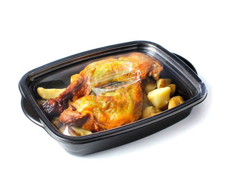 Barquette forme marmite et Couvercle