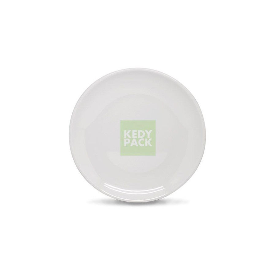 Assiette ronde plastique réutilisable