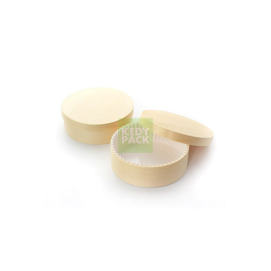 Boite en bois avec couvecle rond Boite en bois avec couvecle rond