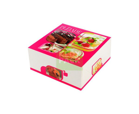 Boîte pâtissière carton imprimé