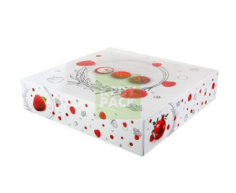 Boîte pâtissière carton imprimé