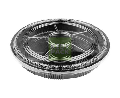 Plateau Rond Noir pour Sushi