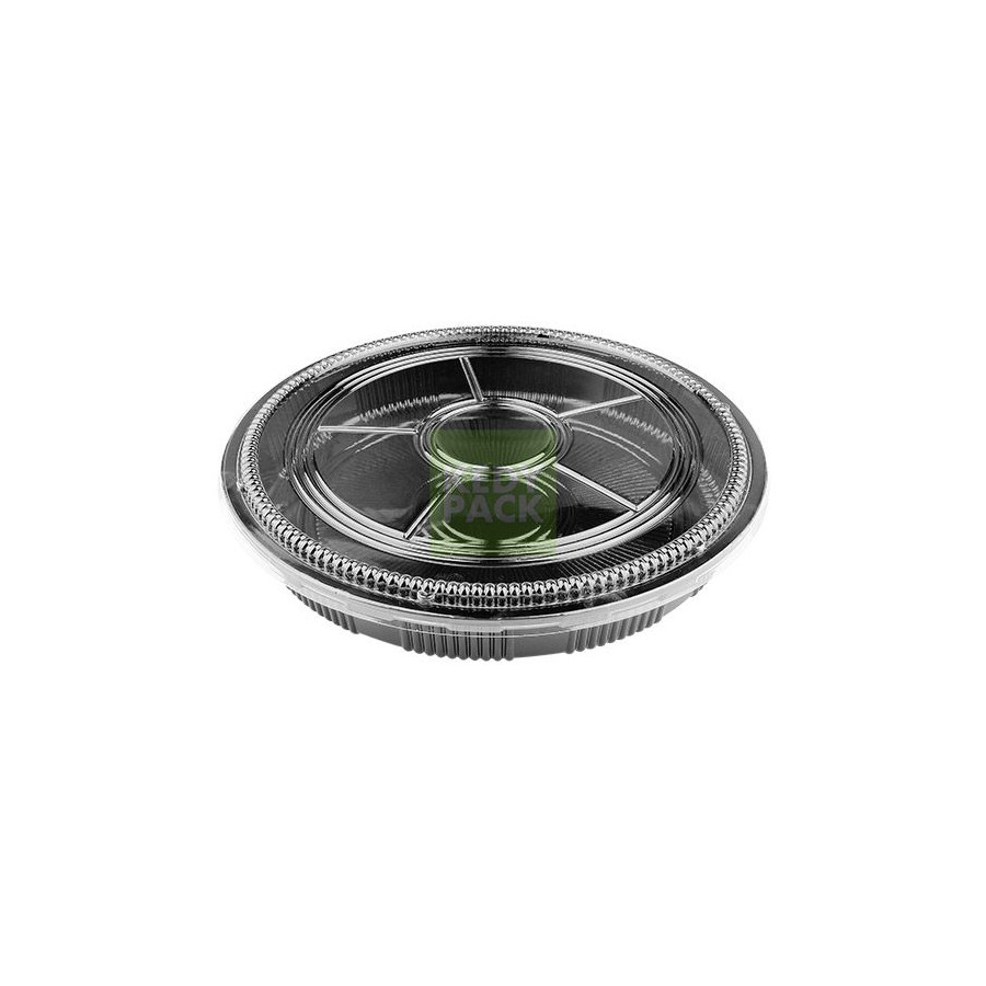 Plateau Rond Noir pour Sushi Plateau Rond Noir pour Sushi