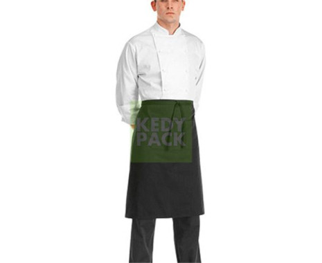 Demi tablier de chef cuisinier