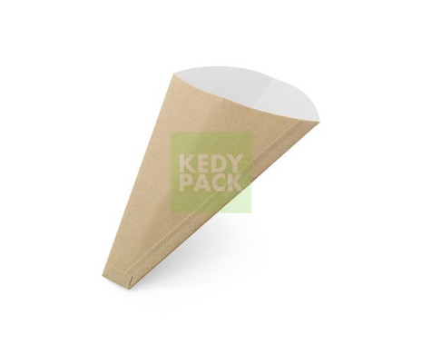 Cone crêpes kraft
