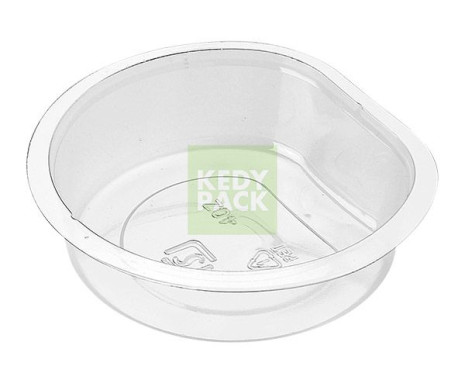 Pot dessert plastique transparent