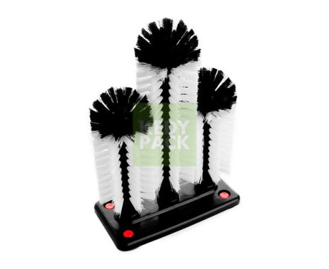 3 brosses lave verre avec ventouse