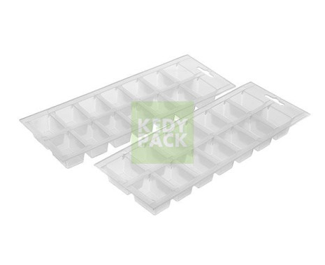 2 Bacs a glaçon en plastique