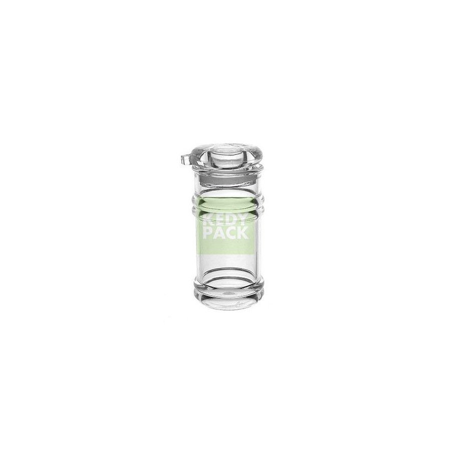Pot sauce en plastique réutilisable