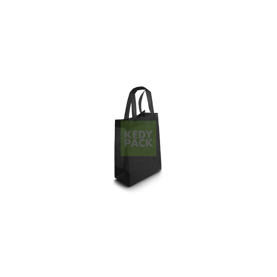 Sac en tissu non tissé noir Sac en tissu non tissé noir