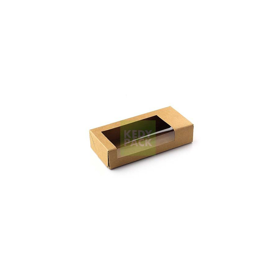 Boîte rectangulaire KRAFT fenêtre Boîte rectangulaire KRAFT fenêtre