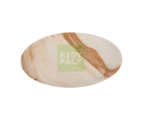 Assiette en palmier rond