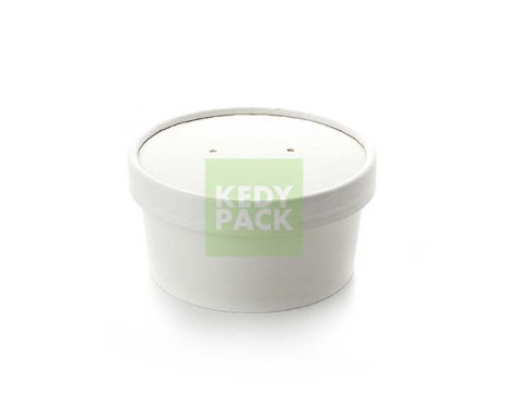 Bol rond carton, couvercle carton