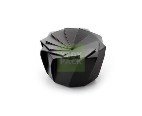 Boite origami fleur noir