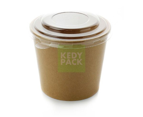 Pot Kraft et Couvercle Fraicheur