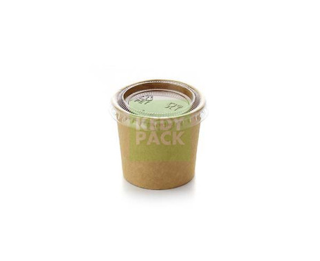 Pot sauce kraft, couvercle Fraicheur