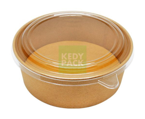 Bol rond couvercle PET